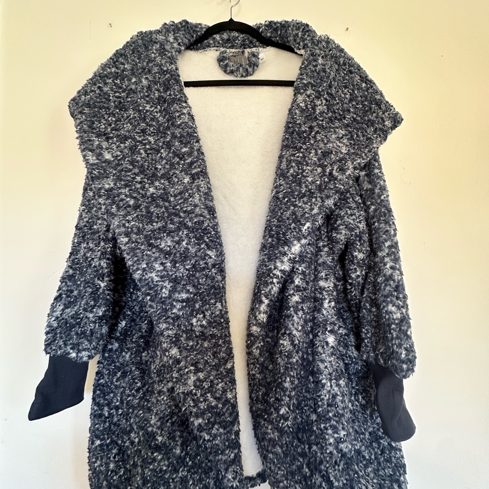 G.I.L.I. Black and White Teddy Jacket